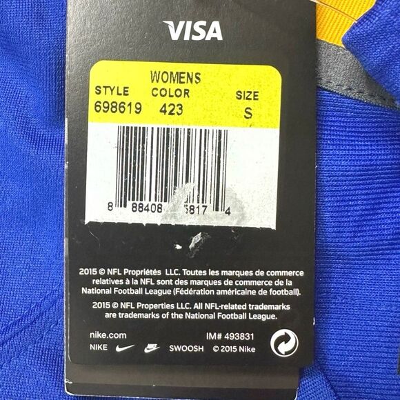 Nike NFL Los Angeles Rams 30 Todd Gurley II Women’s Game Jersey - Size Small - Picture 5 of 5